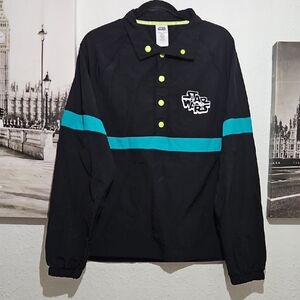 Star Wars Black and Teal Medium Raincoat Pullover